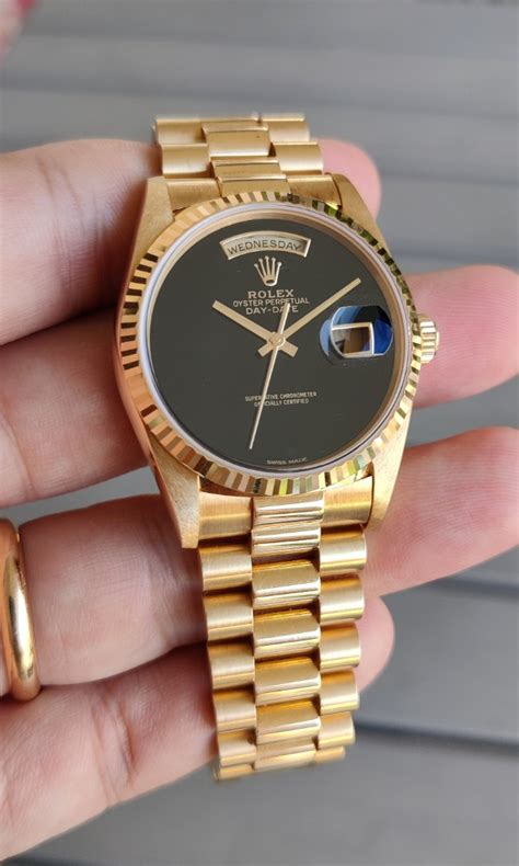 rolex onyx dial diamond|rolex day date 18238.